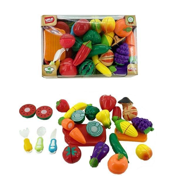 URT007-KUTU-3 41 PCS KESİLEBİLEN MEYVE SEBZE MANAV - Image 1