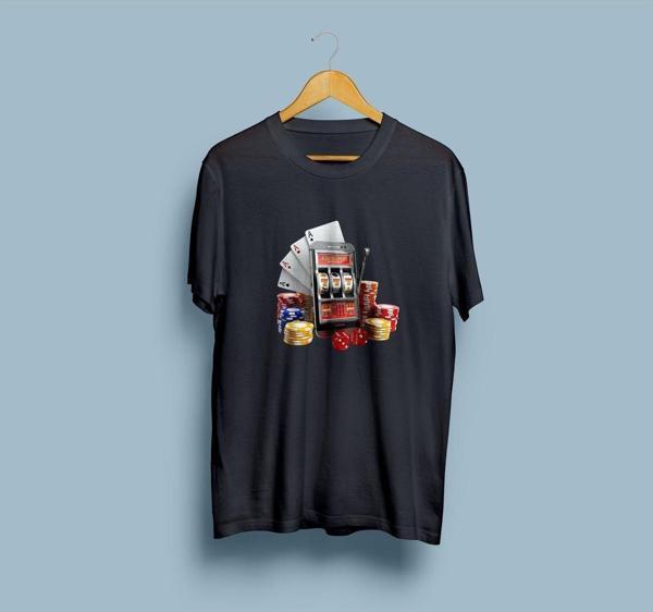 Oversize Kumarhane Slot makinesi unisex T-shirt - Image 1