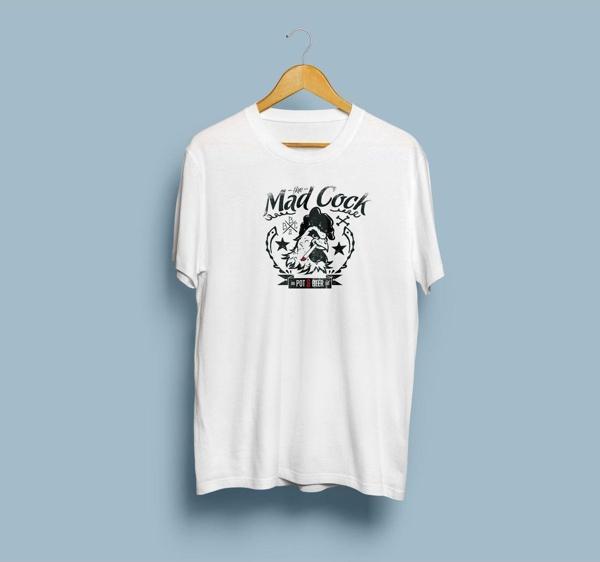 Oversize The Mad Cock Beer Tasarım unisex T-shirt - Image 1