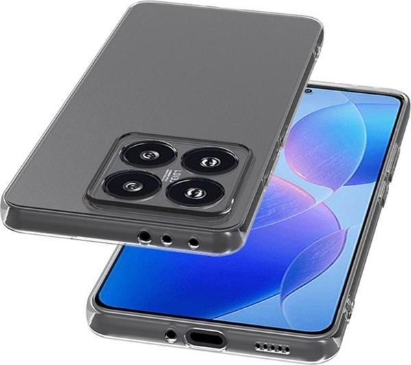 Xiaomi Mi 14T-14T Pro Uyumlu Kamera Korumalı Darbe Önleyici Ultra Slim TPU Şeffaf Silikon Kılıf - Image 1
