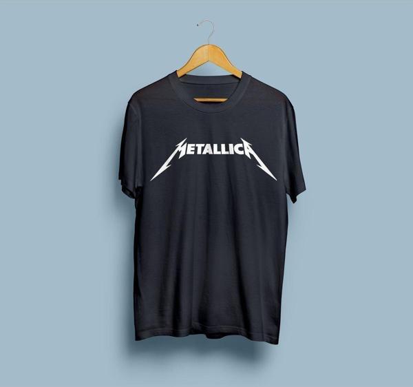 Oversize Metallica yazılı / tasarımlı unisex T-shirt - Image 1