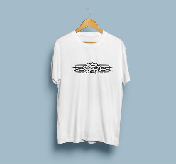 Oversize Erkek kuaförü / barbershop Tasarımlı unisex T-shirt - Image 1
