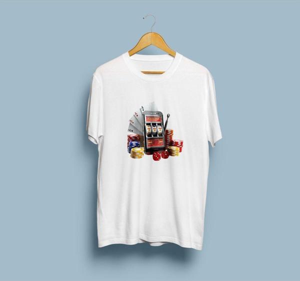 Oversize Kumarhane Slot makinesi unisex T-shirt - Image 1