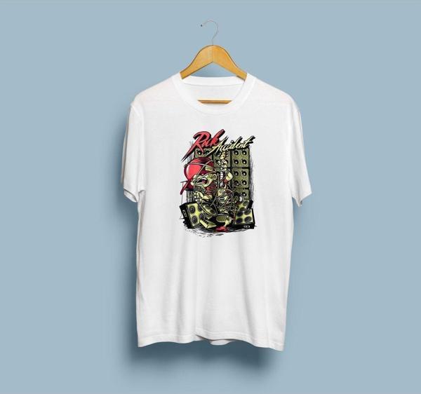 Oversize Rock accident Vector Unisex T-shirt - Image 1