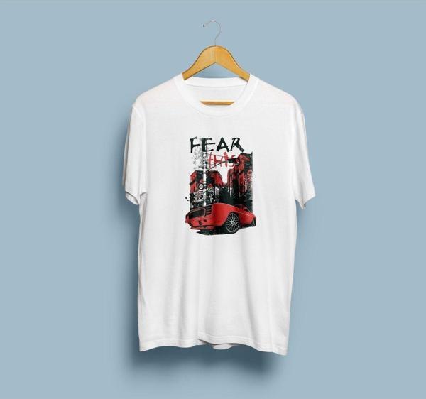 Oversize Fear This Tasarım Unisex T-shirt - Image 1