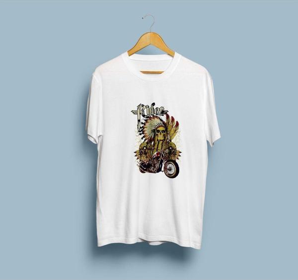 Oversize Rider Motorsiklet Unisex T-shirt - Image 1