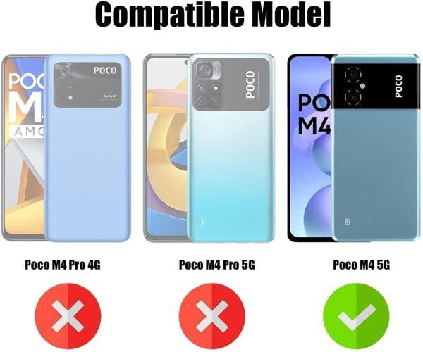 Xiaomi Poco M4 Uyumlu Kamera Korumalı Darbe Önleyici Ultra Slim TPU Şeffaf Silikon Kılıf - Image 1