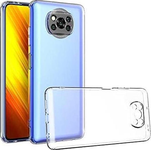 Xiaomi Poco X3 Uyumlu Kamera Korumalı Darbe Önleyici Ultra Slim TPU Şeffaf Silikon Kılıf - Image 1