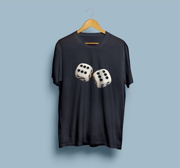 Oversize zar altı kumar unisex T-shirt - Image 1