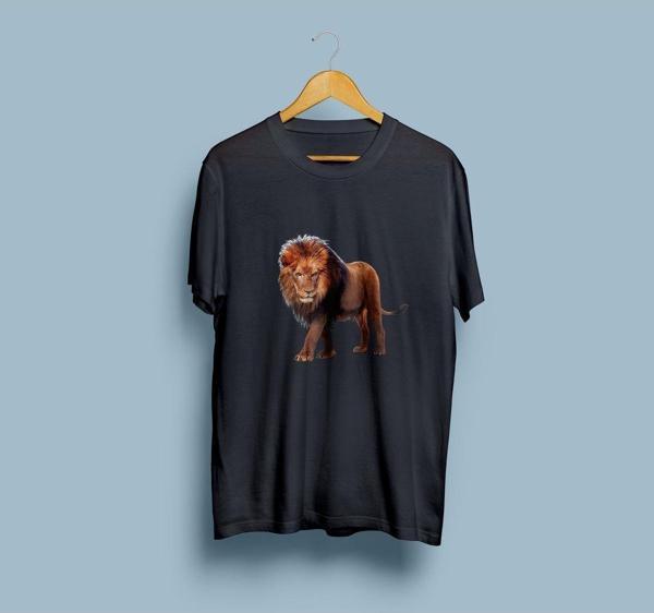 Oversize Aslan / Lion Tasarım unisex T-shirt - Image 1