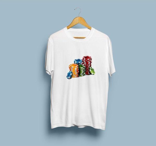 Oversize Poker çipleri unisex T-shirt - Image 1