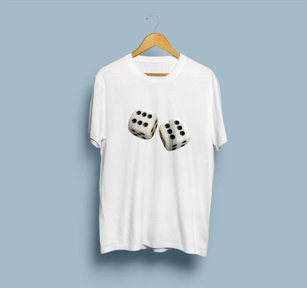 Oversize zar altı kumar unisex T-shirt - Image 1