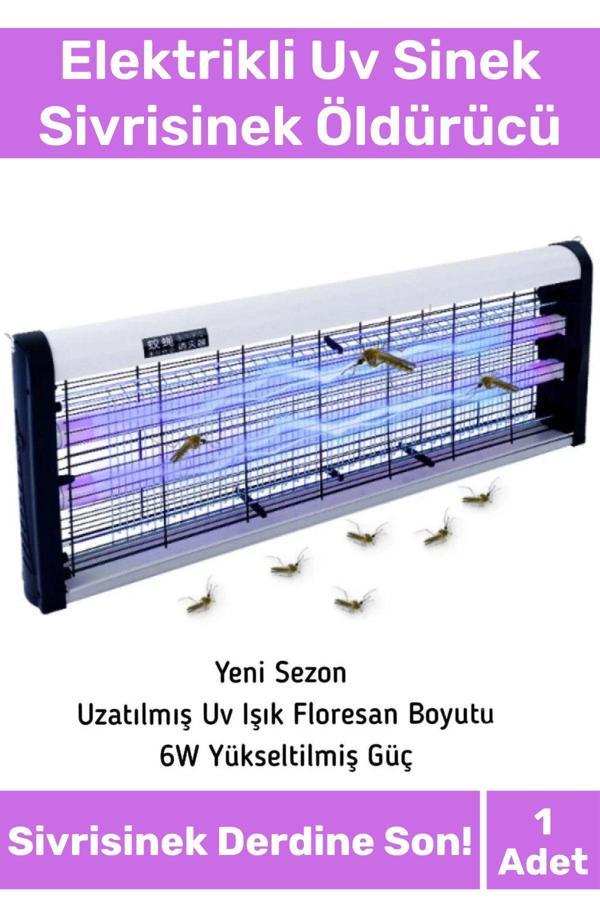 Premium Yükseltmiş Güç Çift Florasan Elektrikli Uv Zincirli Askılı Sinek Sivrisinek Öldürücü 2200V - Image 1