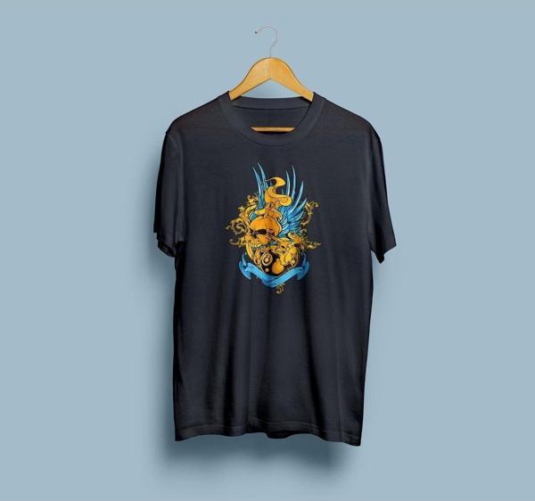 Oversize Kuru Kafa Vektör Tasarım unisex T-shirt - Image 1