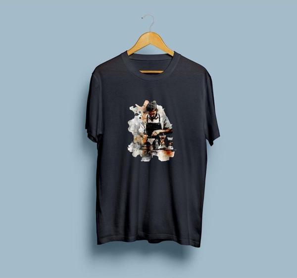 Oversize Barista Tasarım unisex T-shirt - Image 1
