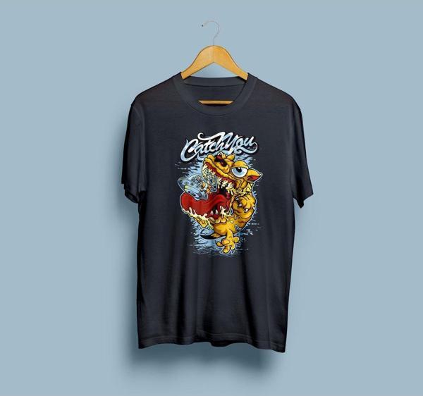 Oversize CatchYou tasarım unisex T-shirt - Image 1