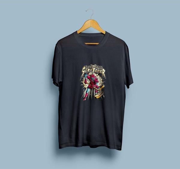 Oversize Ice Skull Scratcher Unisex T-shirt - Image 1