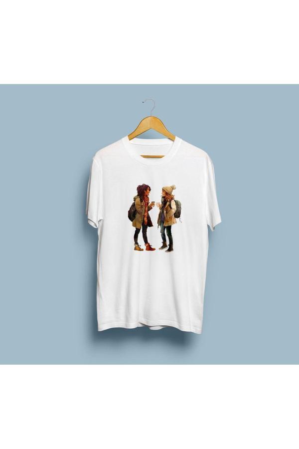 Oversize Best Friend / En iyi arkadaş Tasarım T-shirt - Image 1