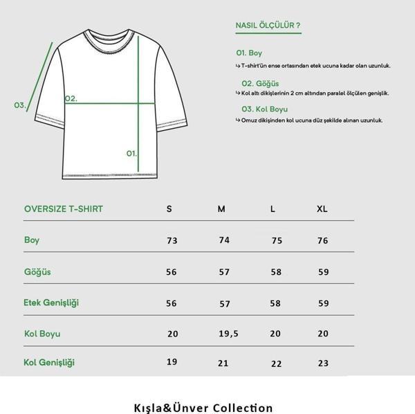 Oversize Classic Stone Washed Tasarım Unisex T-shirt - Image 1