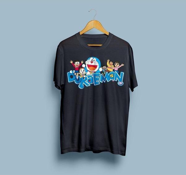 Oversize Doraemon Tasarım Unisex T-shirt - Image 1