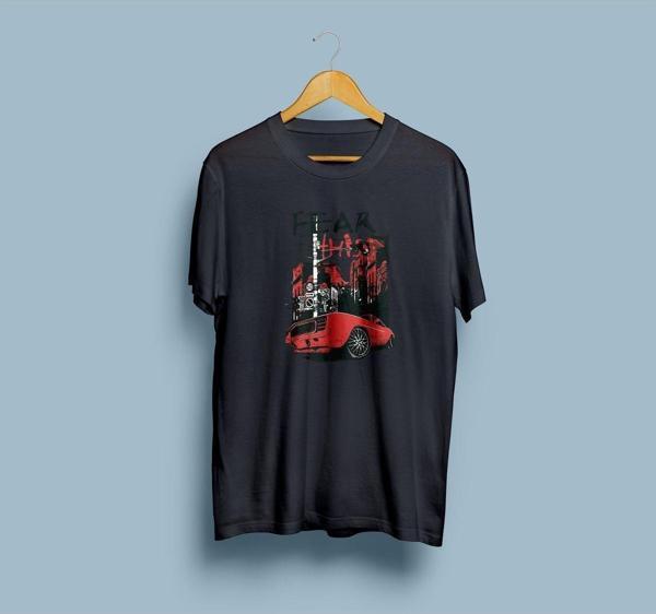 Oversize Fear This Tasarım Unisex T-shirt - Image 1