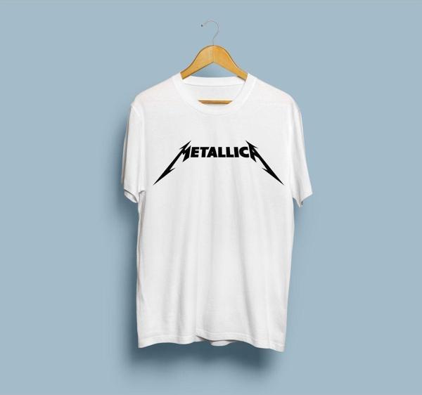 Oversize Metallica yazılı / tasarımlı unisex T-shirt - Image 1