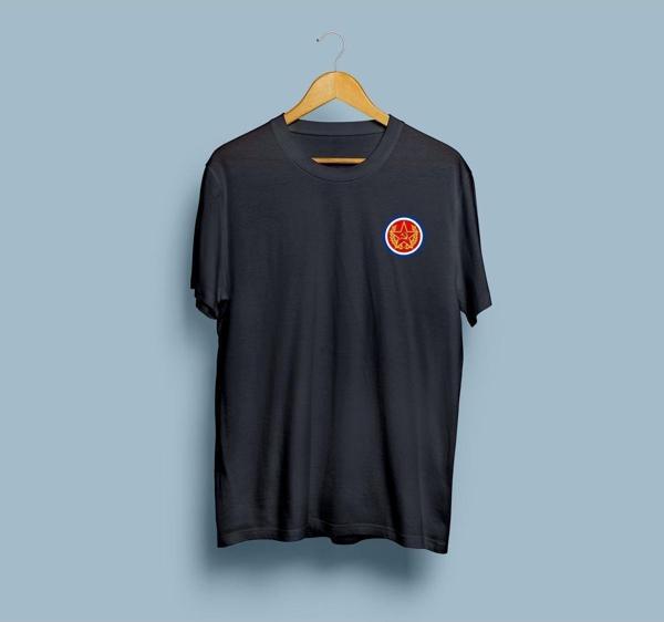 Oversize Yugoslav Sovyet Silahlı Kuvvetleri Cep Logolu Unisex T-shirt - Image 1