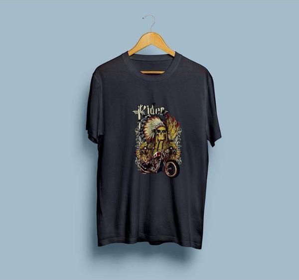 Oversize Rider Motorsiklet Unisex T-shirt - Image 1
