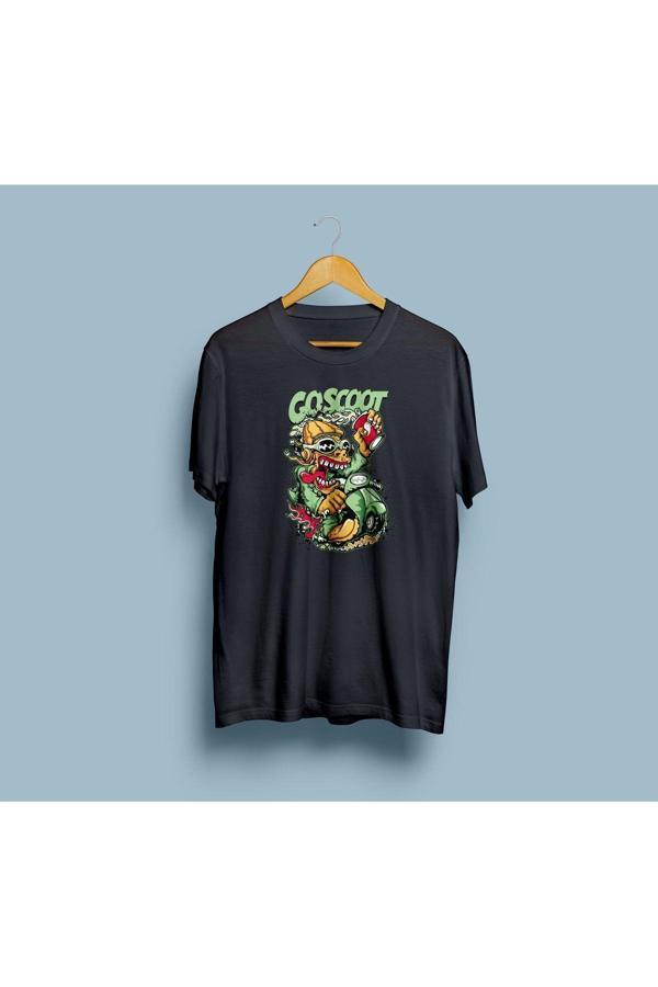 Oversize Green Cacatus coscoot tasarımlı unisex T-shirt - Image 1