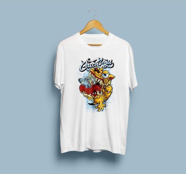 Oversize CatchYou tasarım unisex T-shirt - Image 1