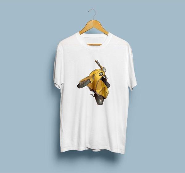 Oversize P! Motobycle Tasarım unisex T-shirt - Image 1