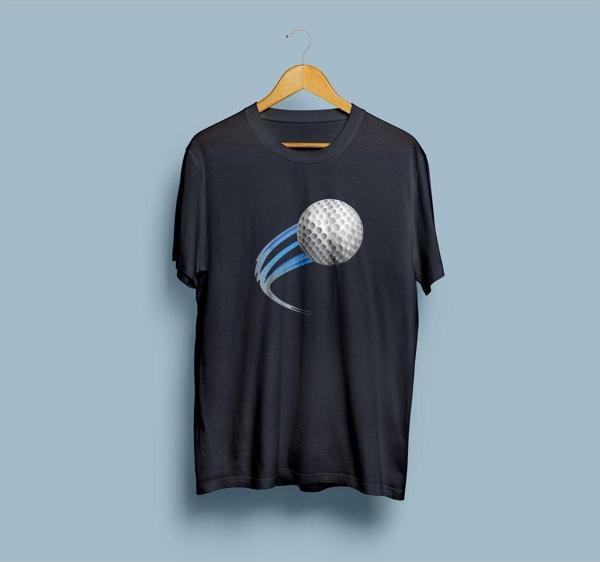 Oversize Golf Topu 2 Tasarım Unisex T-shirt - Image 1