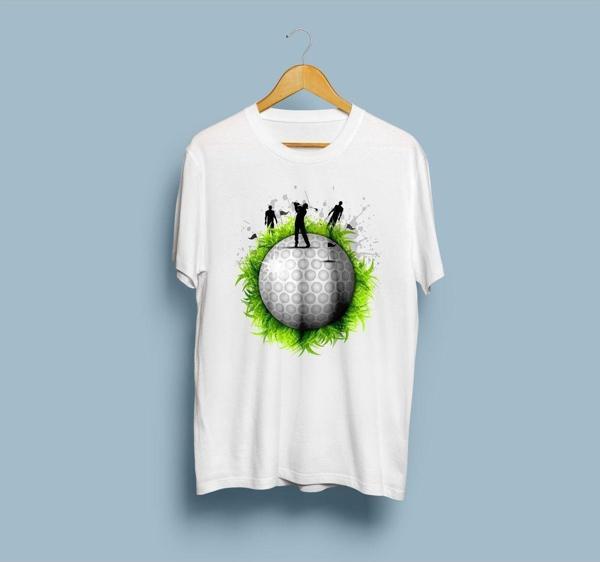 Oversize Golf 2 Tasarım Unisex T-shirt - Image 1