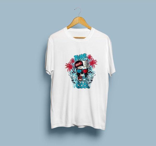 Oversize Florida Skull League Tasarım unisex T-shirt - Image 1