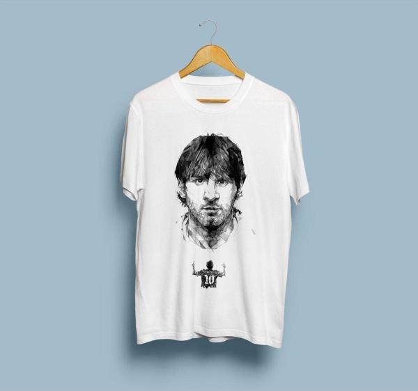 Oversize Messi Tasarım Unisex T-shirt - Image 1