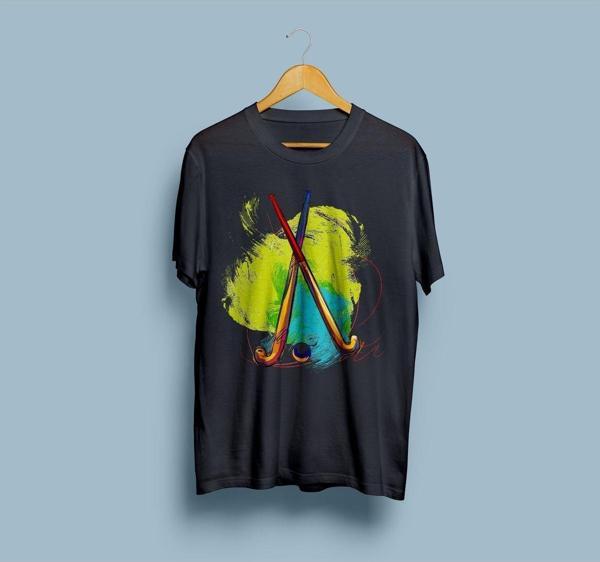 Oversize Hockey Stick Tasarım Unisex T-shirt - Image 1