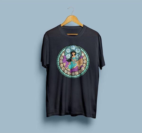 Oversize Disney Princess Tasarım2 Unisex T-shirt - Image 1