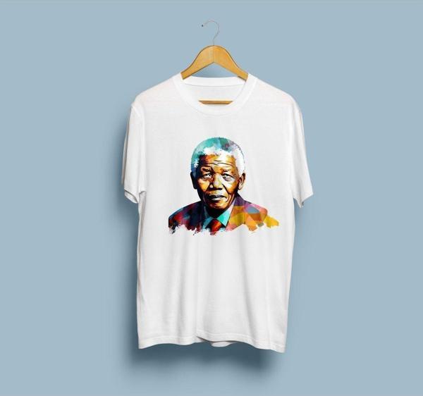 Oversize Nelson Mandela Tasarım Unisex T-shirt - Image 1