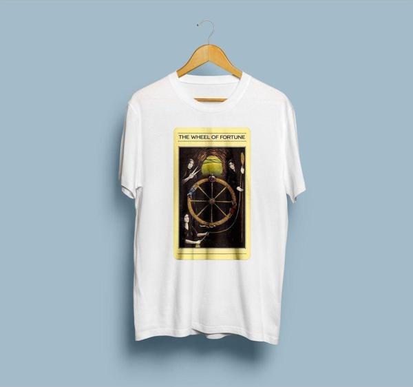 Oversize The Wheel Of Fortune Tasarım Unisex T-shirt - Image 1