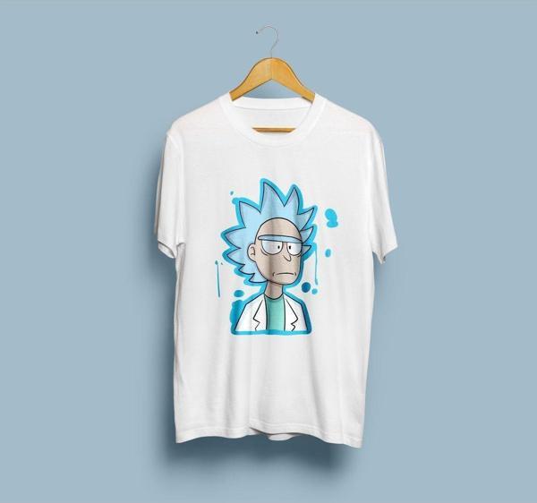 Oversize Rick Sanchez Tasarım Unisex T-shirt - Image 1