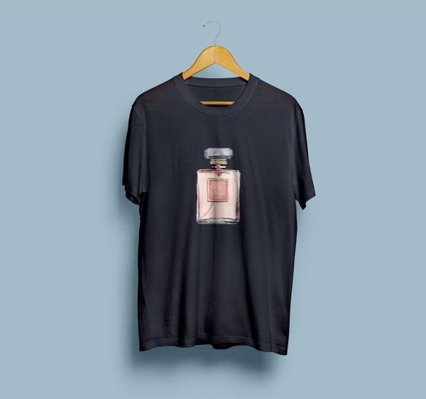 Oversize Parfüm Tasarım Unisex T-shirt - Image 1