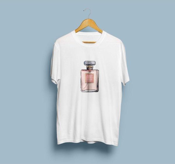 Oversize Parfüm Tasarım Unisex T-shirt - Image 1
