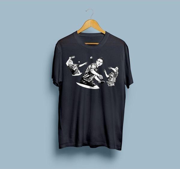 Oversize Masa Tenisi 2 Tasarım Unisex T-shirt - Image 1