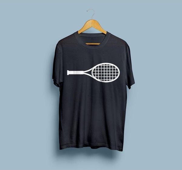 Oversize Raket Tasarım Unisex T-shirt - Image 1