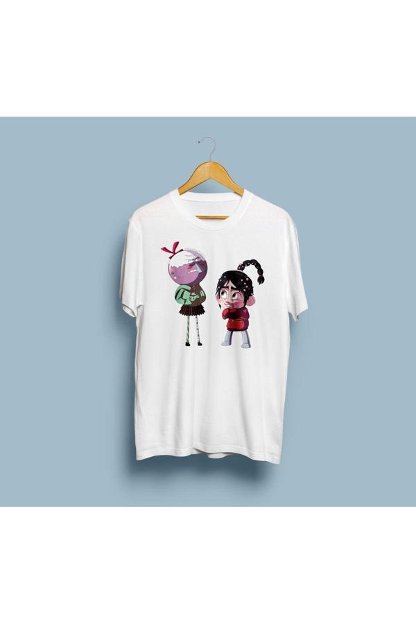 Oversize Vanellope von Schweetz Tasarım Unisez T-shirt - Image 1