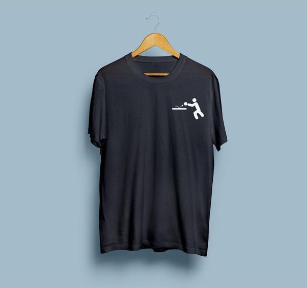 Oversize Masa Tenisi Tasarım Unisex T-shirt - Image 1