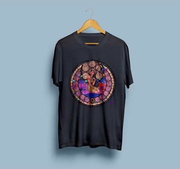 Oversize Disney Princess Tasarım Unisex T-shirt - Image 1