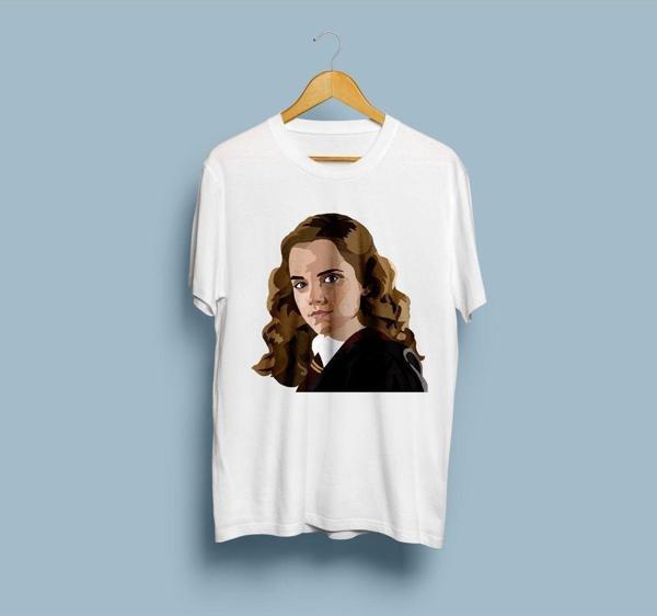 Oversize Hermione Granger Tasarım Unisex T-shirt - Image 1