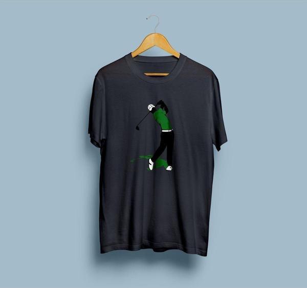 Oversize Golf Tasarım Unisex T-shirt - Image 1