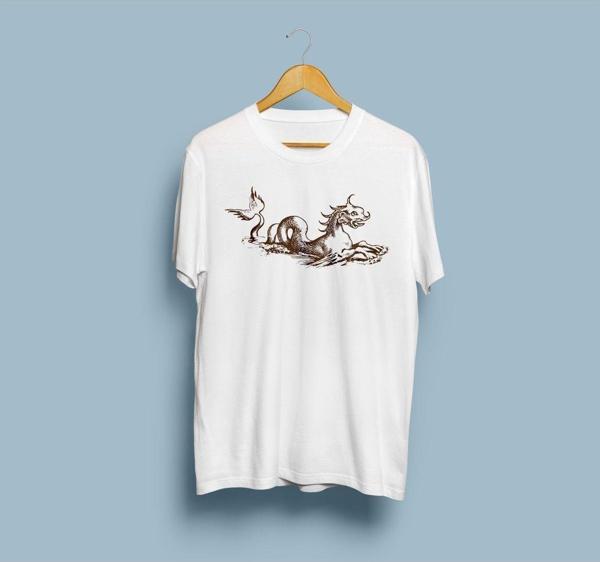 Oversize Dragon Tasarım Unisex T-shirt - Image 1